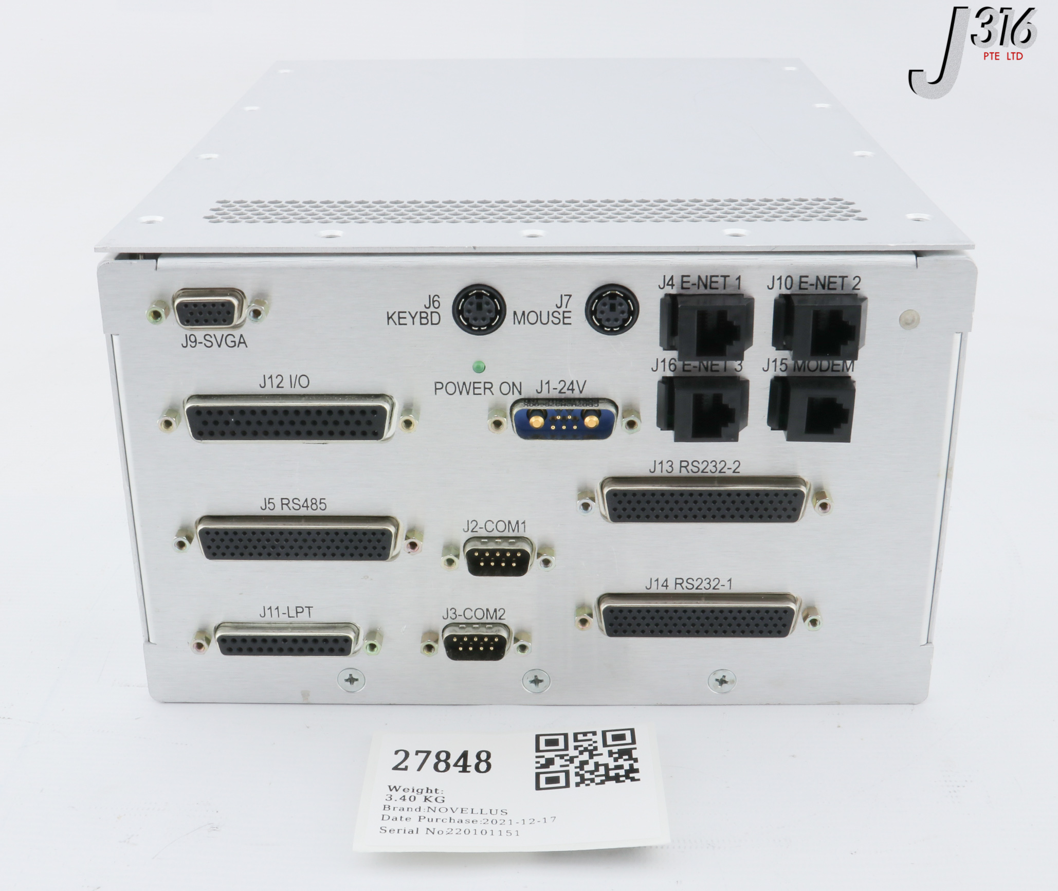 27848 NOVELLUS ASSY, MC3E PLATFORM CTLR W/ ETHERNET, 75-261867-00
